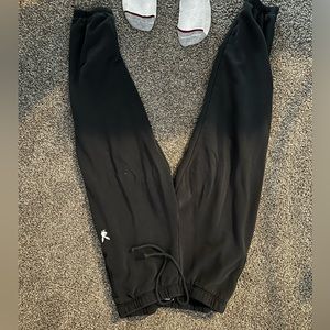 Black playboy joggers. Size M.